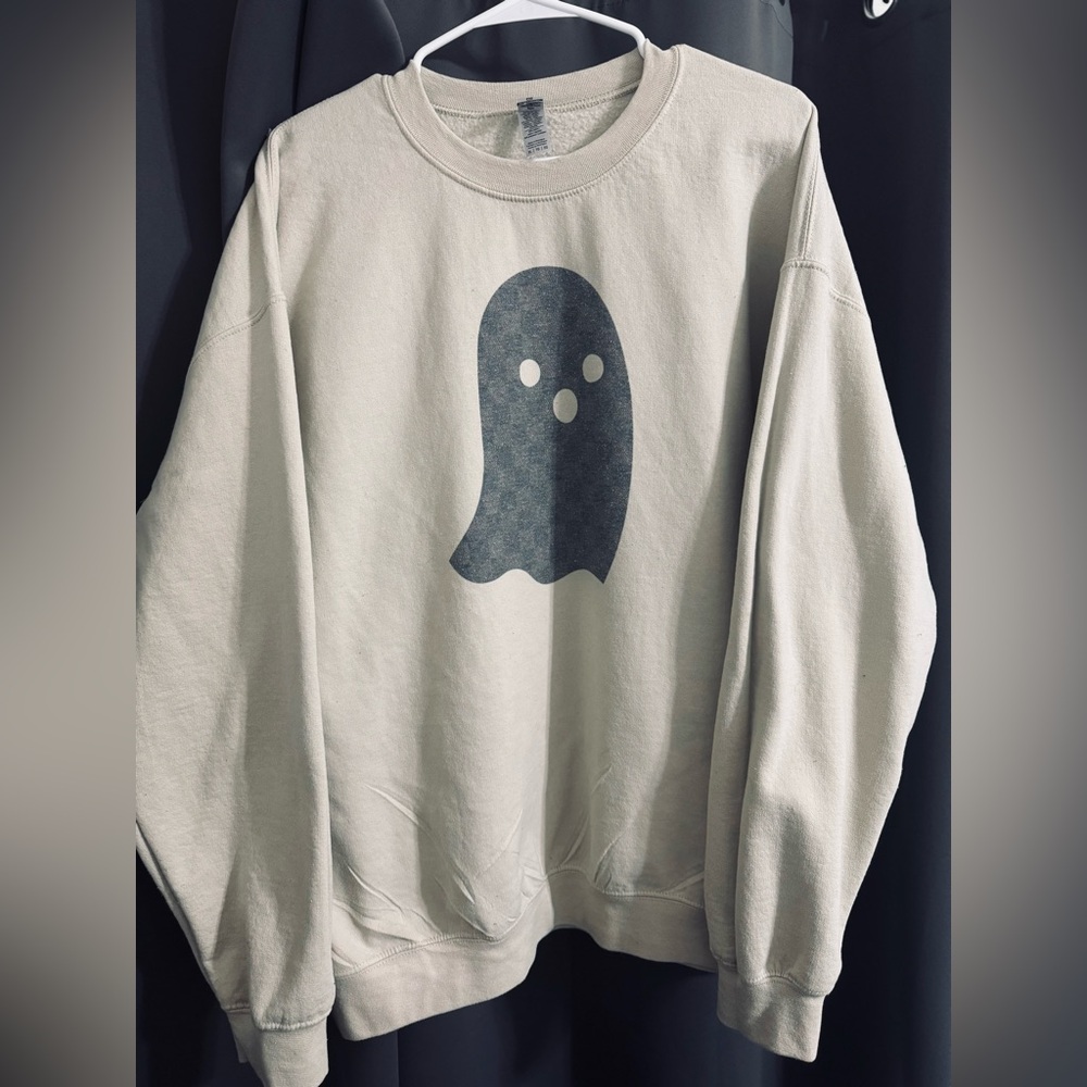 Check Print Ghost Sweatshirt Woman’s